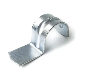 Скоба однолапковая металлическая D16-17 мм