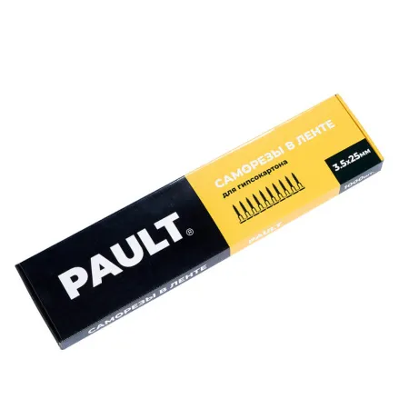 Шурупы в ленте черные PAULT 3.5x25 глк/профиль купить