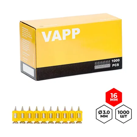 Оцинкованные гвозди для досок садху VAPP 16 мм купить