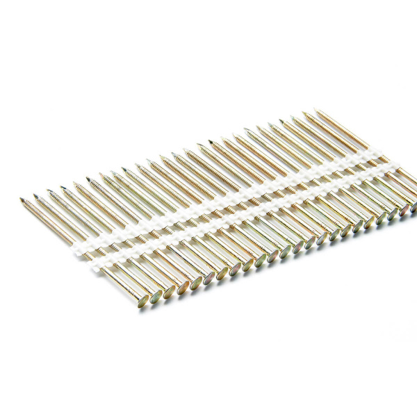 Купить реечные гвозди 21 градус 64х2,8 мм по дереву с быстрой доставкой по России