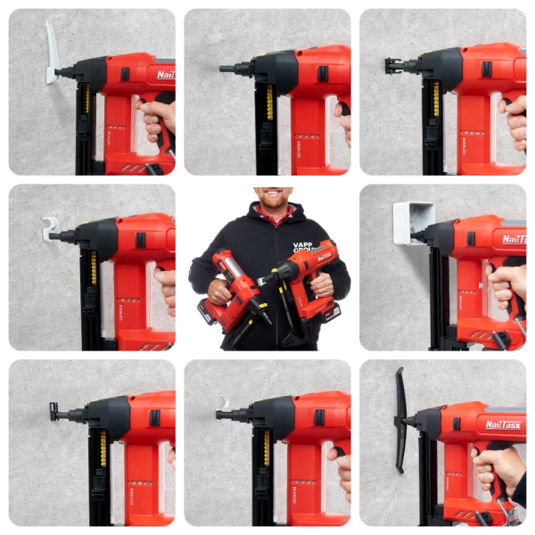 Гвоздезабивной пистолет (нейлер) Nailtask по бетону и металлу - купить с НДС